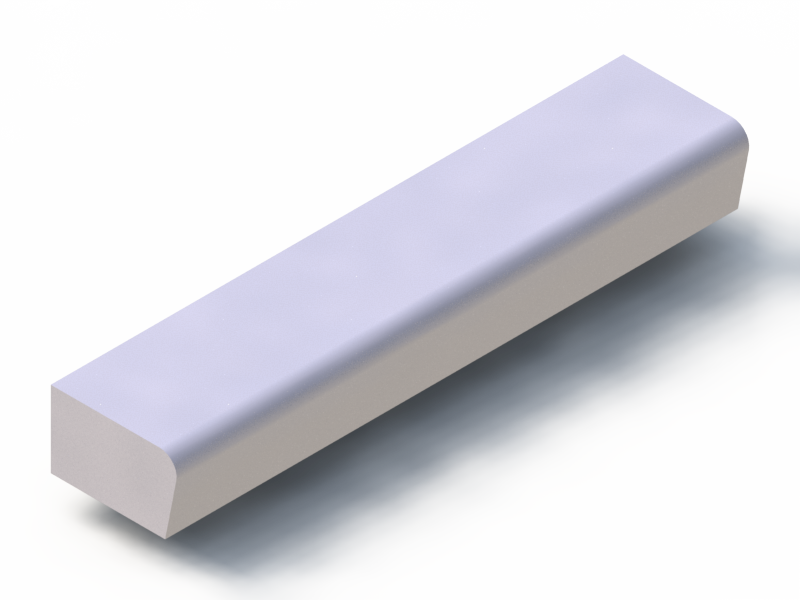 Silicone Profile P97095C - type format D - irregular shape