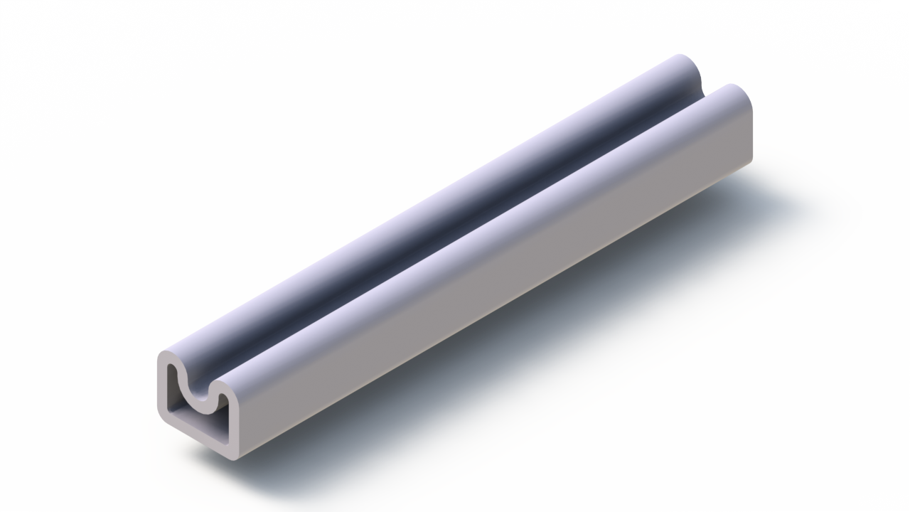 Silicone Profile P97279EM - type format D - irregular shape