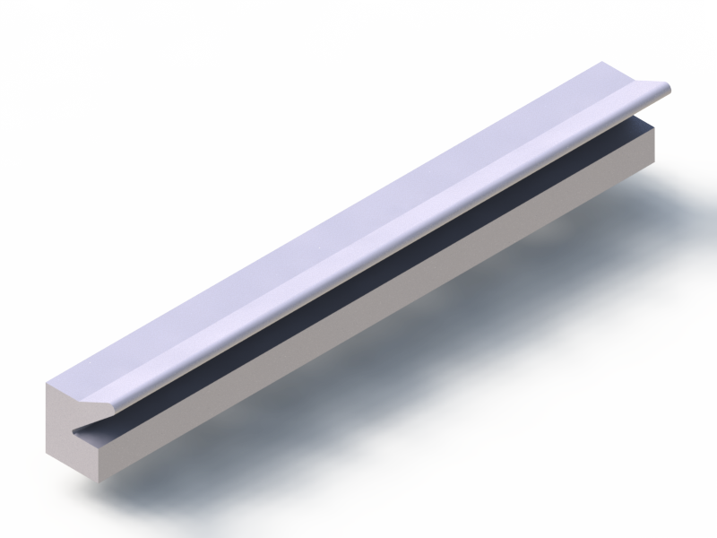 Silicone Profile P97471A - type format Lipped - irregular shape