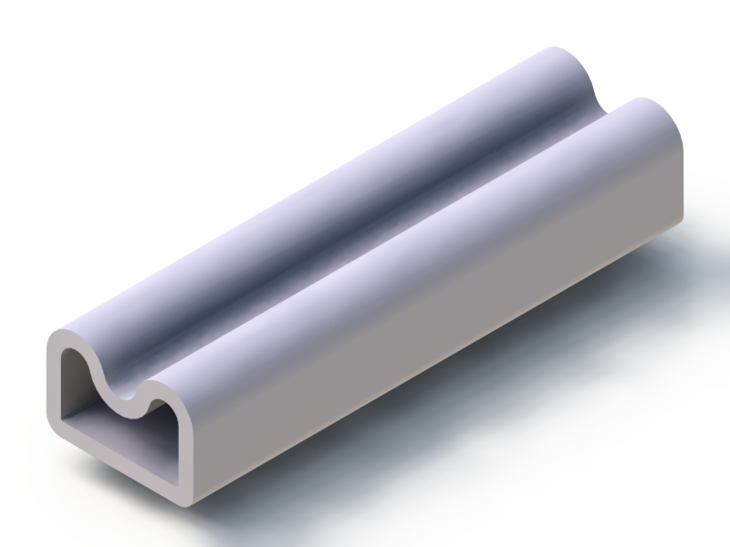 Silicone Profile P97594U - type format D - irregular shape