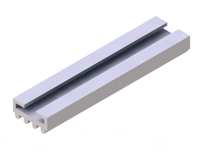 Silicone Profile P97850A - type format U - irregular shape