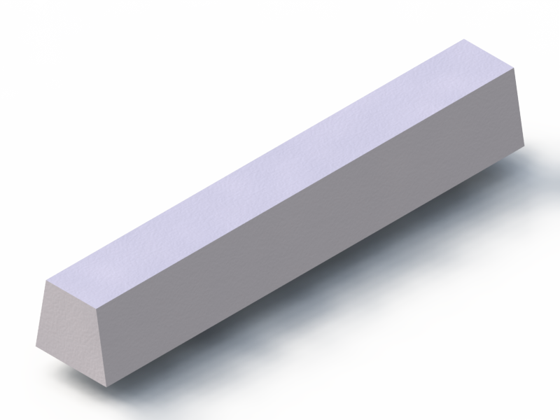 Silicone Profile PEWH25H93054A - type format Trapezium - irregular shape