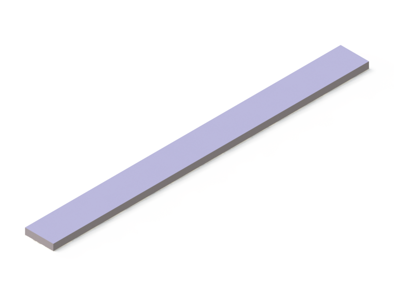 Silicone Profile PSTR600090020 - type format Rectangle - regular shape