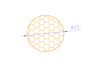 Perfil de Silicona CSE0,1625 - formato tipo Cordón Esponja - forma de tubo