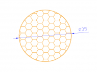 Perfil de Silicona CSE0,1635 - formato tipo Cordón Esponja - forma de tubo