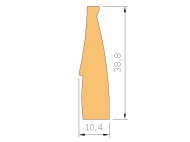 Perfil de Silicona P127B - formato tipo Autoclave - forma irregular