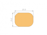 Perfil de Silicona P383C - formato tipo Cordón - forma irregular