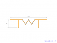 Perfil de Silicona P684W - formato tipo Fuelle - forma irregular