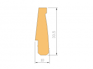 Perfil de Silicona P968 - formato tipo Autoclave - forma irregular