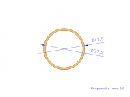 Perfil de Silicona TS4041,537,5 - formato tipo Tubo - forma de tubo