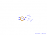 Perfil de Silicona TS600302,2 - formato tipo Tubo - forma de tubo