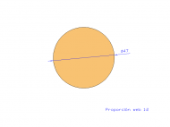 Profil en Silicone CS4047 - format de type Cordon - forme de tube