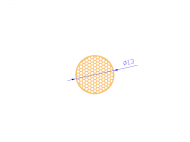 Silicone Profile CSE0,1613 - type format Sponge Cord - tube shape