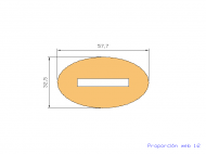Silicone Profile P1093L - type format Silicone Tube - irregular shape