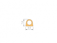 Silicone Profile P148A - type format D - irregular shape