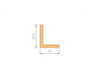 Silicone Profile P618A - type format L - irregular shape