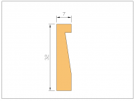 Silicone Profile P914AT - type format Autoclave - irregular shape