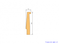 Silicone Profile P914P - type format Autoclave - irregular shape