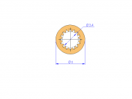 Silicone Profile P93350A - type format Silicone Tube - irregular shape