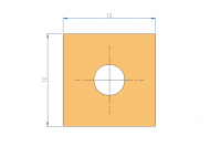 Silicone Profile P937M - type format D - irregular shape