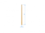 Silicone Profile P95056 - type format Flat Silicone Profile - irregular shape