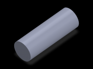 Perfil de Silicona CS4034,5 - formato tipo Cordón - forma de tubo