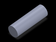 Perfil de Silicona CS5032 - formato tipo Cordón - forma de tubo