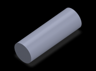 Perfil de Silicona CS5033,5 - formato tipo Cordón - forma de tubo