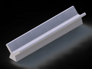 Perfil de Silicona P1478C - formato tipo Cuernos - forma irregular