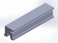 Perfil de Silicona P1704 - formato tipo Labiado - forma irregular