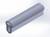 Perfil de Silicona P1819 - formato tipo Doble Agujero - forma irregular