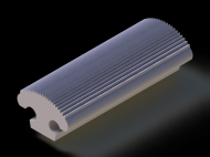 Perfil de Silicona P215 - formato tipo Lampara - forma irregular