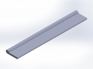 Perfil de Silicona P268BV - formato tipo Nota musical - forma irregular
