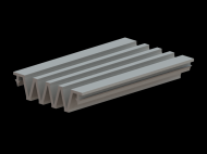 Perfil de Silicona P35AC - formato tipo Fuelle - forma irregular