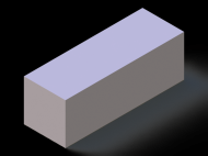 Perfil de Silicona P403535 - formato tipo Cuadrado - forma regular