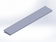 Perfil de Silicona P566D - formato tipo U - forma irregular