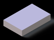 Perfil de Silicona P600390110 - formato tipo Rectangulo - forma regular