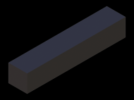 Perfil de Silicona P601918 - formato tipo Rectangulo - forma regular