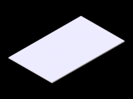 Perfil de Silicona P606001 - formato tipo Rectangulo - forma regular