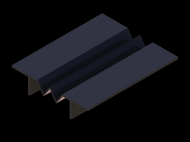 Perfil de Silicona P684W - formato tipo Fuelle - forma irregular