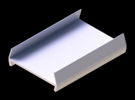 Perfil de Silicona P696F - formato tipo Lampara - forma irregular