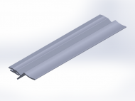 Perfil de Silicona P696L - formato tipo Lampara - forma irregular