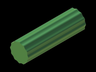 Perfil de Silicona P738F - formato tipo Cordón - forma irregular
