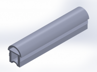 Perfil de Silicona P872H - formato tipo D - forma irregular