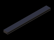 Perfil de Silicona P872Z - formato tipo Lampara - forma irregular