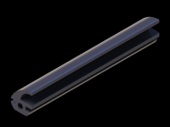 Perfil de Silicona P90169A - formato tipo Lampara - forma irregular