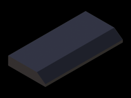 Perfil de Silicona P926C - formato tipo Perfil plano de Silicona - forma irregular