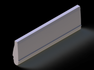 Perfil de Silicona P93711B - formato tipo Autoclave - forma irregular