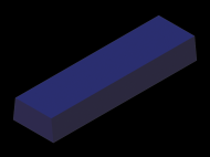Perfil de Silicona P945CG - formato tipo Trapecio - forma irregular