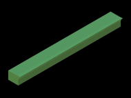 Perfil de Silicona P965I - formato tipo Labiado - forma irregular